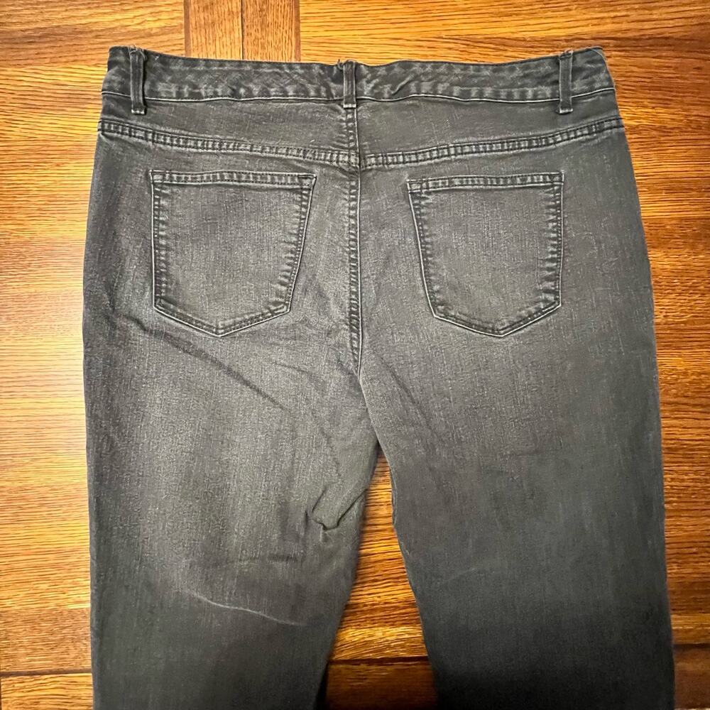 Z DRAFT - Sonoma Life & Style Black Slim Straight Jeans Size 16W - Picture 14 of 14